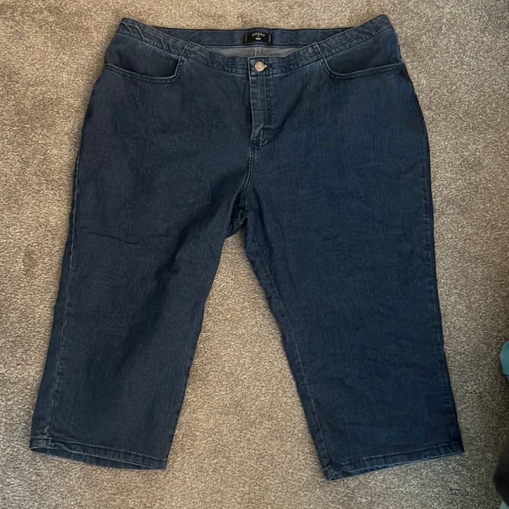 Lee Riders denim capris so 16w
